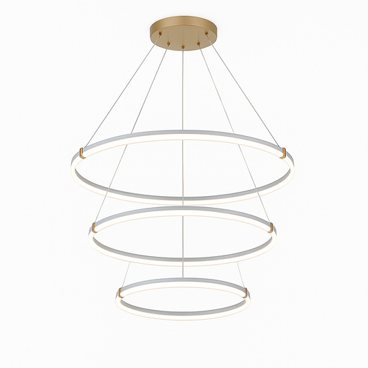 XG-90518/3P 3 Ring Chandelier – Sleek & Modern Design